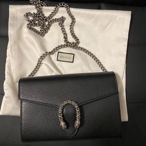 Gucci Dionysus leather mini chain bag